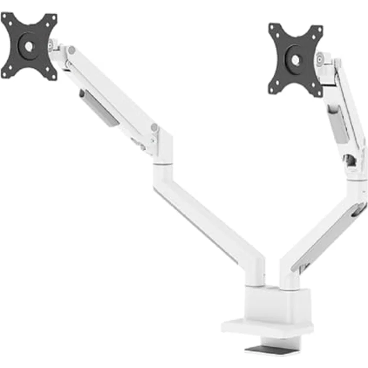 Neomounts Monitor-Tischhalterung 17"-32" für 2TFT weiß Max.9KG – Bild 1