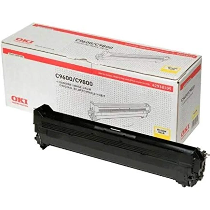 OKI Bildtrommel C9600/9800 Y, Original Oki 42918105, ca. 30K Seiten, gelb – Bild 2