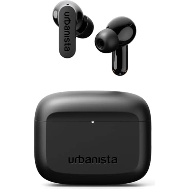 Urbanista Palo Alto True Wireless Stereo (TWS) Kopfhörer, Bluetooth, Geräuschunterdrückung, Schwarz – Bild 1