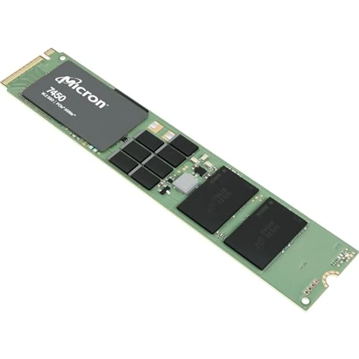 Micron 7450 PRO M.2 PCI Express 4.0 3D TLC NAND NVMe (1920 GB, M.2 22110), SSD in Schwarz – Bild 3