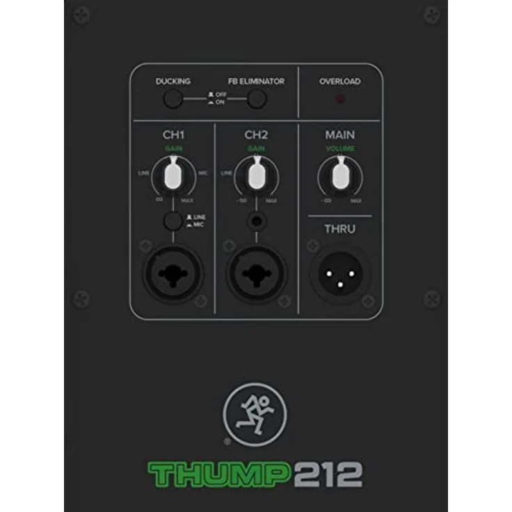 Mackie Thump212 12" 1400W Aktivlautsprecher mit Feedback-Eliminator und Music-Ducking-Modus – Bild 4