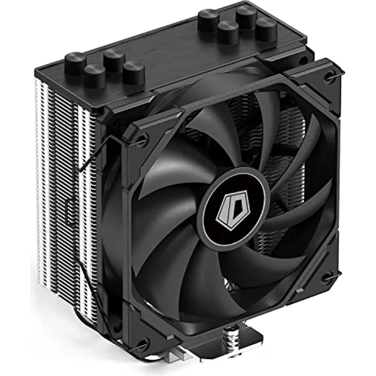 ID-Cooling SE-224-XTS, CPU Kühler mit 220W TDP, 120mm PWM-Lüfter und leiser Betrieb, kompatibel mit Intel und AMD