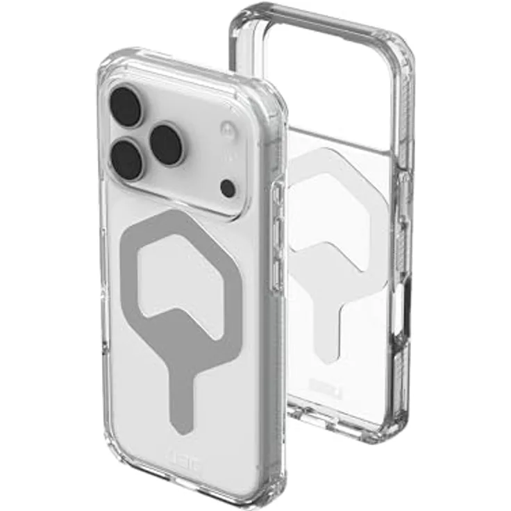 UAG Plyo MagSafe, Smartphone Hülle für Apple iPhone 17 Pro, hybrides Stoßdämpfungssystem, Silber