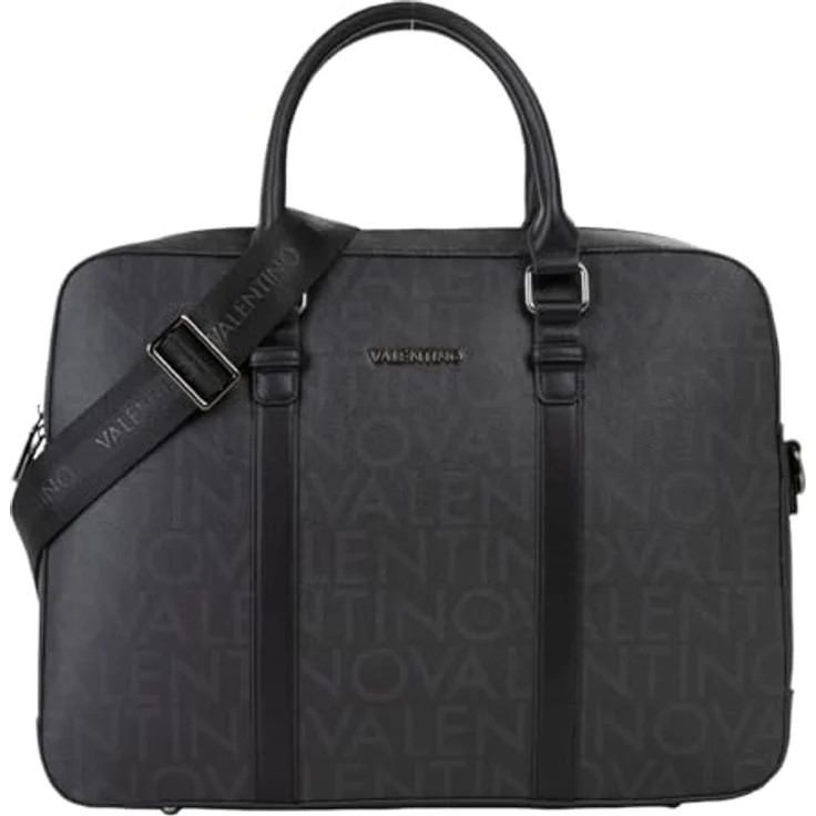 Valentino King RE Aktentasche 41 cm mit Laptopfach, schwarz, 100% Polyurethan – Bild 1