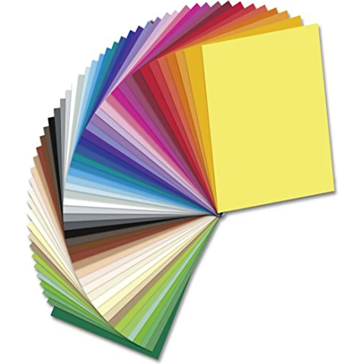 Folia Fotokarton 300g/m², mehrfarbig, 25x35cm, 50 Blatt für Bastelideen und Scrapbooking – Bild 2