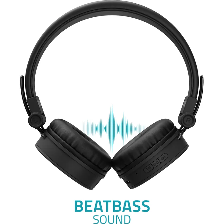 LAMAX Blaze2, kabellose Bluetooth Kopfhörer mit True Wireless Design, schwarz