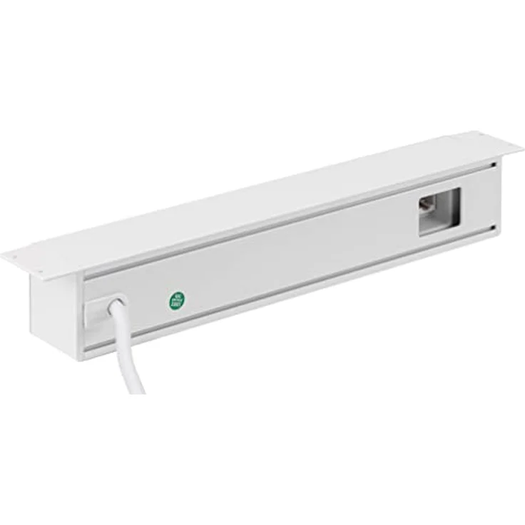 maxtrack Tischsteckdose NV64L 3-Fach Schutzkontakt mit 2X USB und 2X LAN Anschluss, Mehrfachsteckdose für Zuhause Anschraubbar, Knopf zum EIN- und Ausschalten, Steckdosenleiste mit 1,8m Kabel – Bild 4