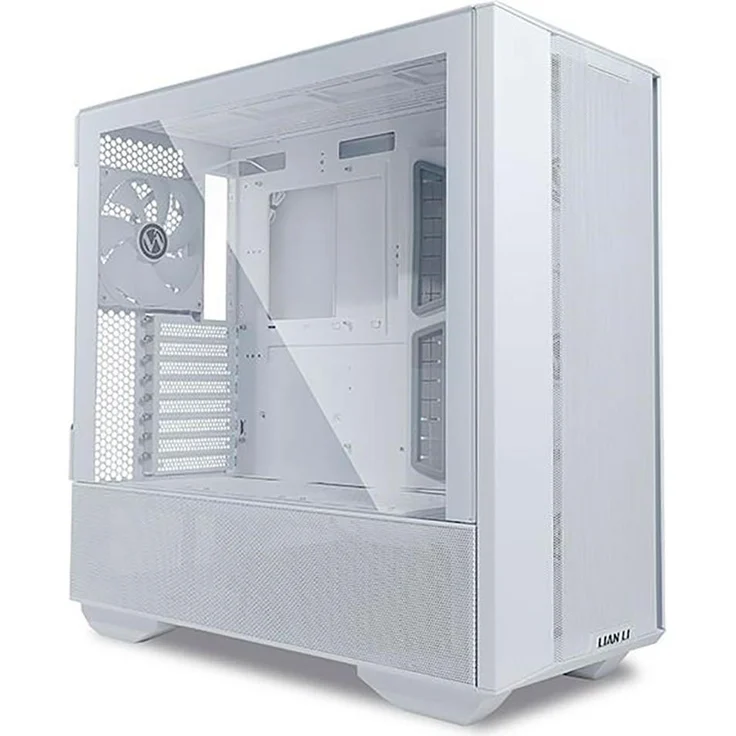 Lian Li LANCOOL III, Midi Tower PC Gehäuse, Weiß, ATX, micro ATX, Mini-ITX, EATX, Aluminium, gehärtetes Glas, Multi-Beleuchtung, Anti-Staubfilter