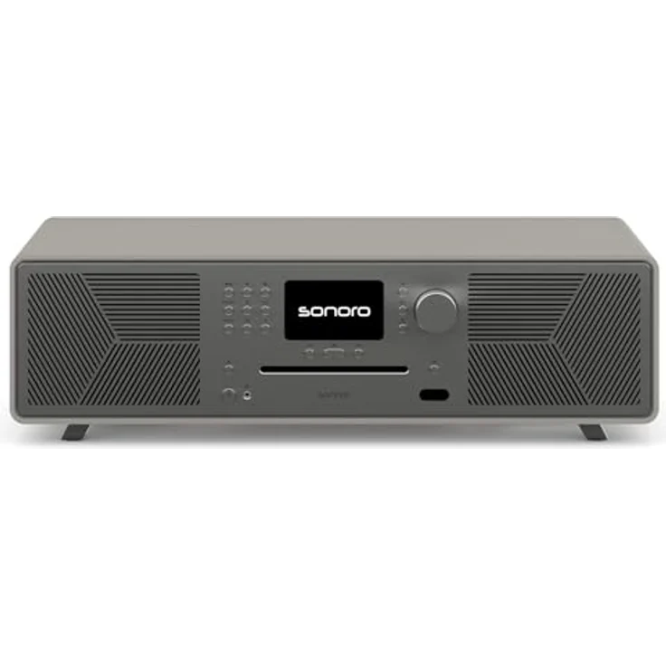 sonoro MEISTERSTÜCK (Gen.2) Kompaktanlage mit CD Player, Bluetooth & Internetradio (Airplay, Chromecast, Spotify, Tidal, FM, DAB+, USB) Sandstone – Bild 2