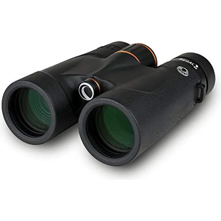 Celestron 71390 Regal ED 8x42 Fernglas für Natur- und Vogelbeobachtungen, phasen- und dielektrisch beschichtete BaK-4-Prismen, vollvergütete Linsen, Nahfokus von 2,5 m
