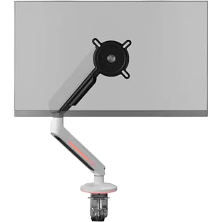 One for All Monitor Halterung Experience RGB Single, Monitor Halterung für bis zu 45 Zoll, Weiß – Bild 4