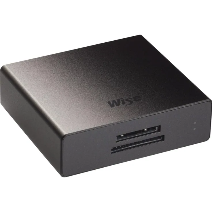 Wise CFexpress Type A SD UHS-II Kartenleser WI-WA-CXS06, USB 3.2 Gen 2, 10 Gbit/s, Aluminiumgehäuse, Schwarz