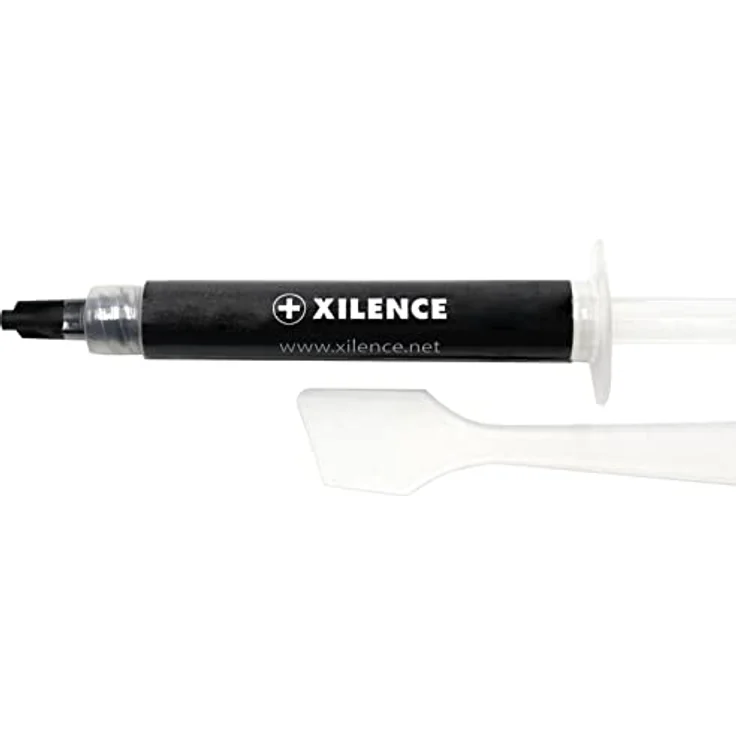 Xilence XPTP High Performance Wärmeleitpaste, Spatel zum Auftragen, Reinigungstuch, 1,5g, grau – Bild 4