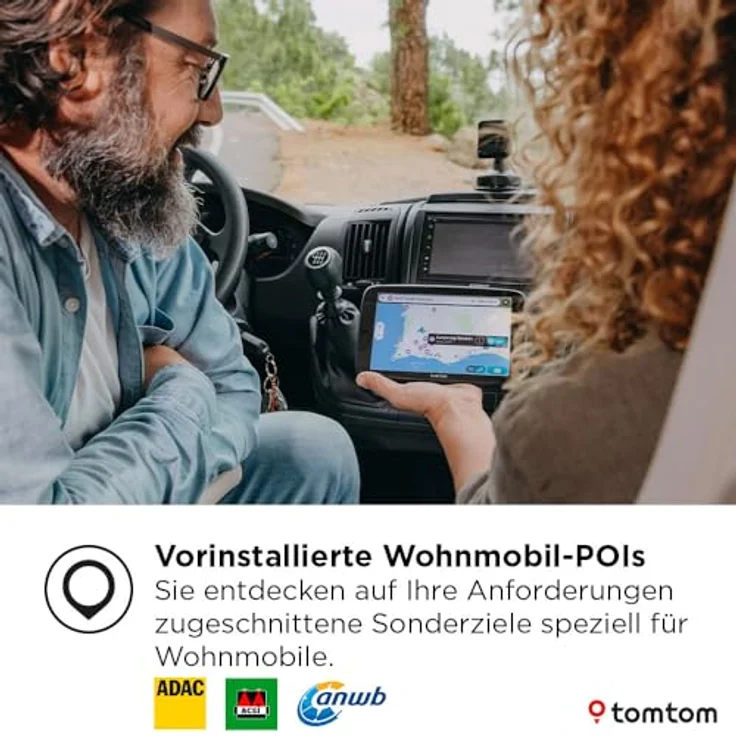 TomTom GO Camper Max (2te Gen.) 17,8 cm (7 Zoll) Navigationsgerät, 32 GB Welt, 1024 x 600 Pixel – Bild 4