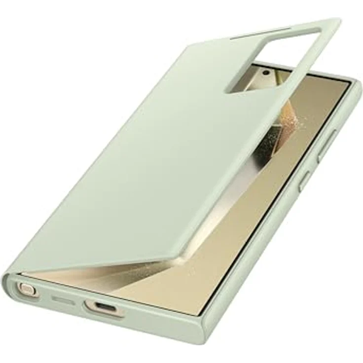 Samsung Smart View Wallet Smartphone Case EF-ZS928 für Galaxy S24 Ultra, Handy-Hülle, Kartenfach, Sichtfenster, Light Green – Bild 4