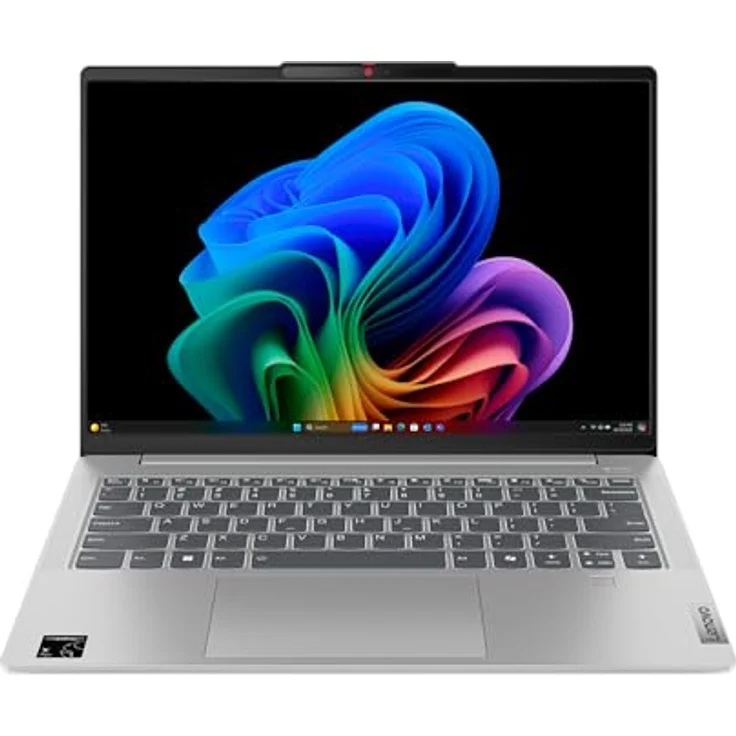 Lenovo IdeaPad Slim 5 14Q8X9 83HL0015GE, Laptop mit Qualcomm Snapdragon X Plus Prozessor, 16 GB RAM, 1000 GB Speicherplatz, Windows 11 ARM, 35.6 cm Display (glänzend) - silber – Bild 1