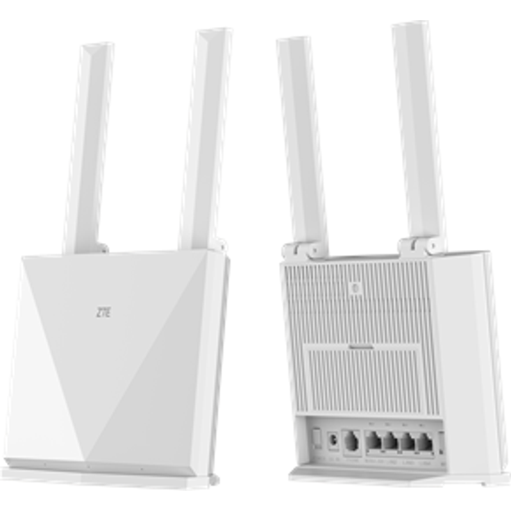 ZTE K20 Wireless 4G Router, LTE CAT6/7 mit bis zu 300/100Mbps, Wi-Fi5 DBDC für bis zu 64 Nutzer, Voice Service und VPN passthrough