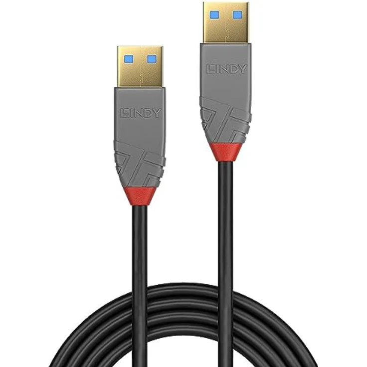LINDY USB 3.0 Kabel Typ A Anthra Line 5m – Bild 3