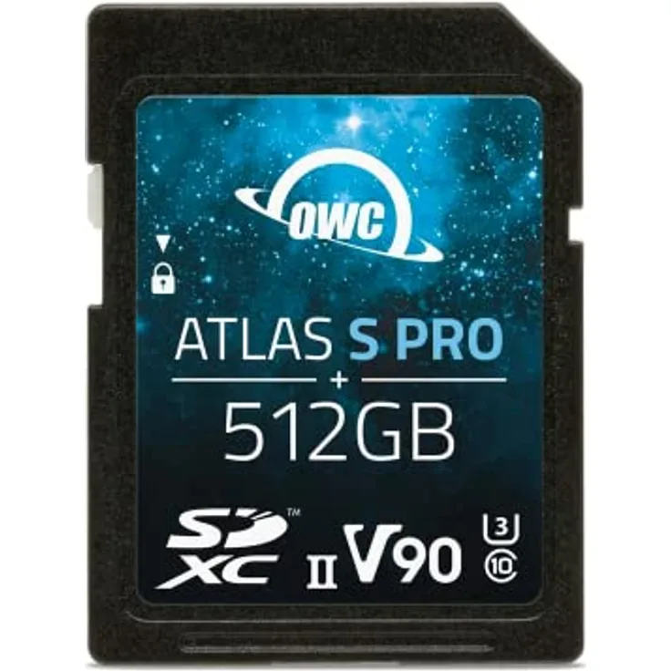 OWC Atlas S Pro - 512GB - SDXC UHS-II V90 Media Card
