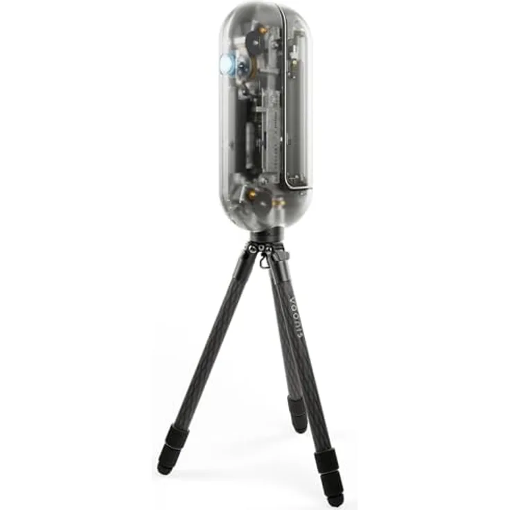 Vaonis Vespera II X-Edition, intelligentes Teleskop für Astrofotografie, transparentes Gehäuse, 4-linsige apochromatische Linse, temperaturstabile Nachführung, Live-Mosaikaufnahmen