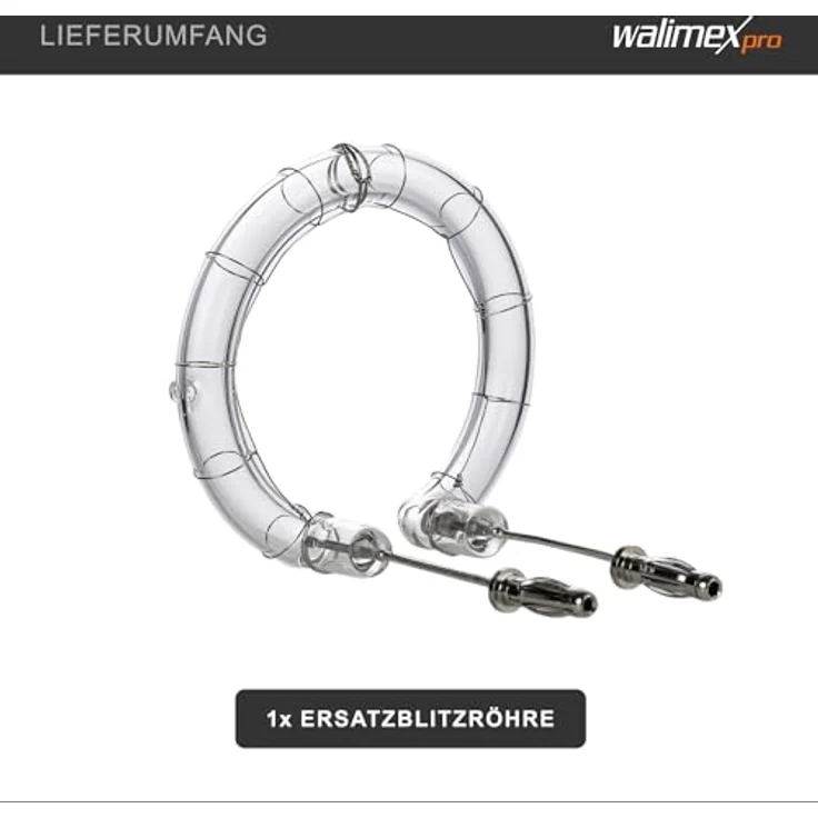 Walimex pro Ersatzblitzröhre für Campaigner 600 & Stager 600, 600Ws Leistung, einfach zu wechseln – Bild 4