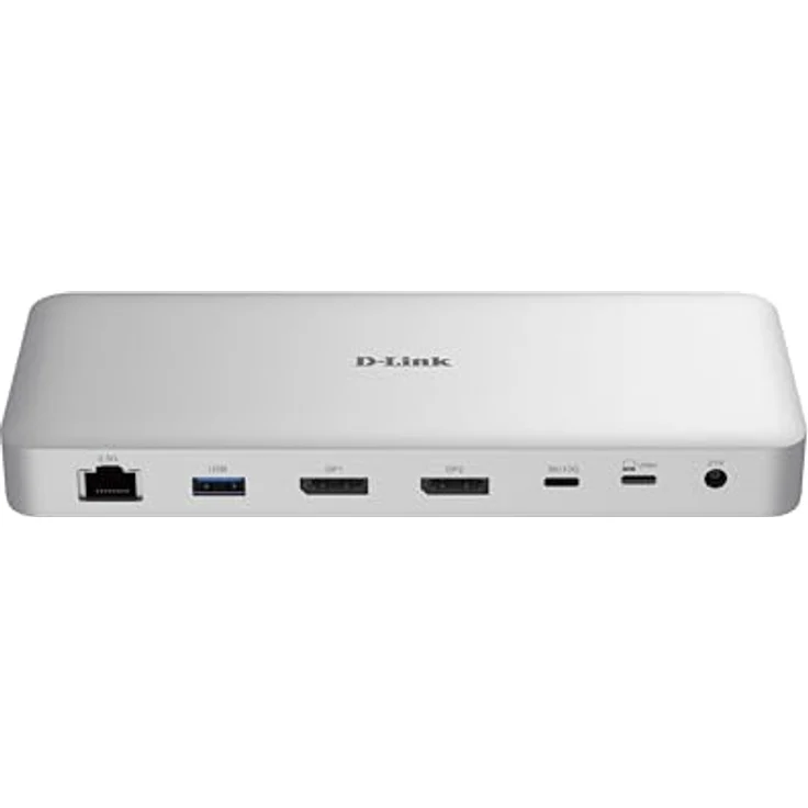 D-Link DUF-901 9-in-1 USB4 Docking Station – Dual 8K Display, 40 Gbit/s, 2.5GbE LAN, 100W PD, Aluminium, kompatibel mit Mac & Windows – Bild 1