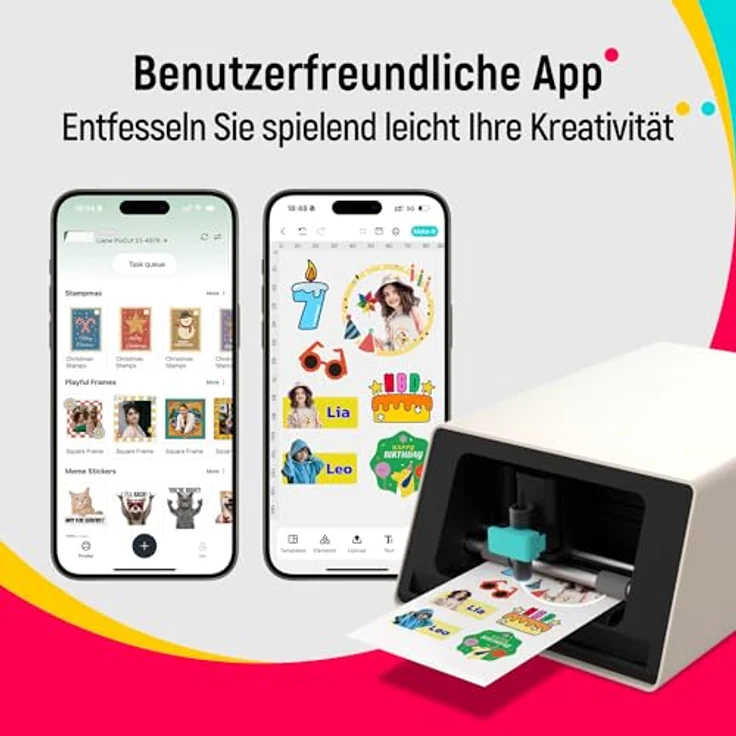 Liene PixCut S1, Fotodrucker mit 300 x 300 dpi Druck-Auflösung und Schneidefunktion – Bild 5