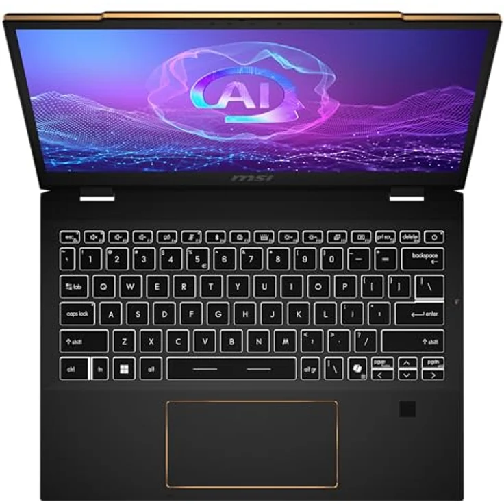 MSI Summit 13 AI+ Business Laptop, 13,3" FHD+, Intel® Core™ Ultra 7 Prozessor 258V, 32 GB RAM, 1 TB, Intel® Arc™ 140V GPU, Windows 11 Pro, QWERTZ Tastatur, Evo A2VMTG-007 – Bild 3