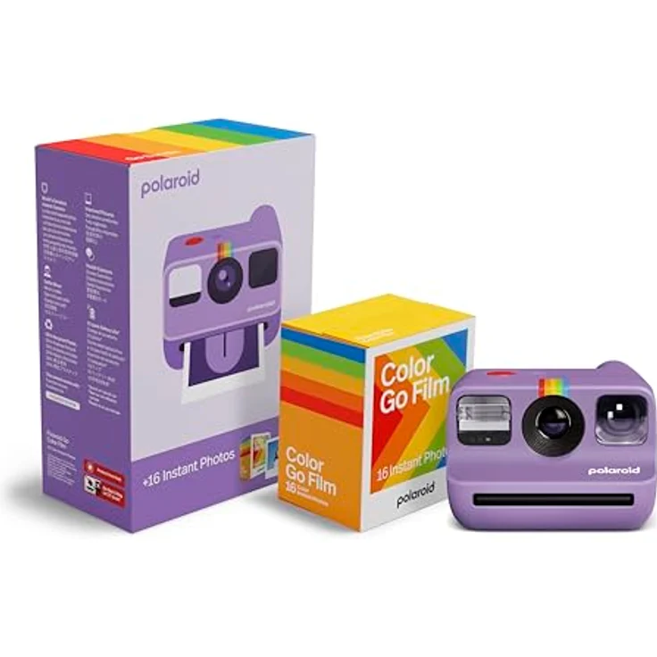 Polaroid Go Gen 2, Sofortbildkamera in Lila mit Color Film Bundle für 16 Fotos – Bild 1