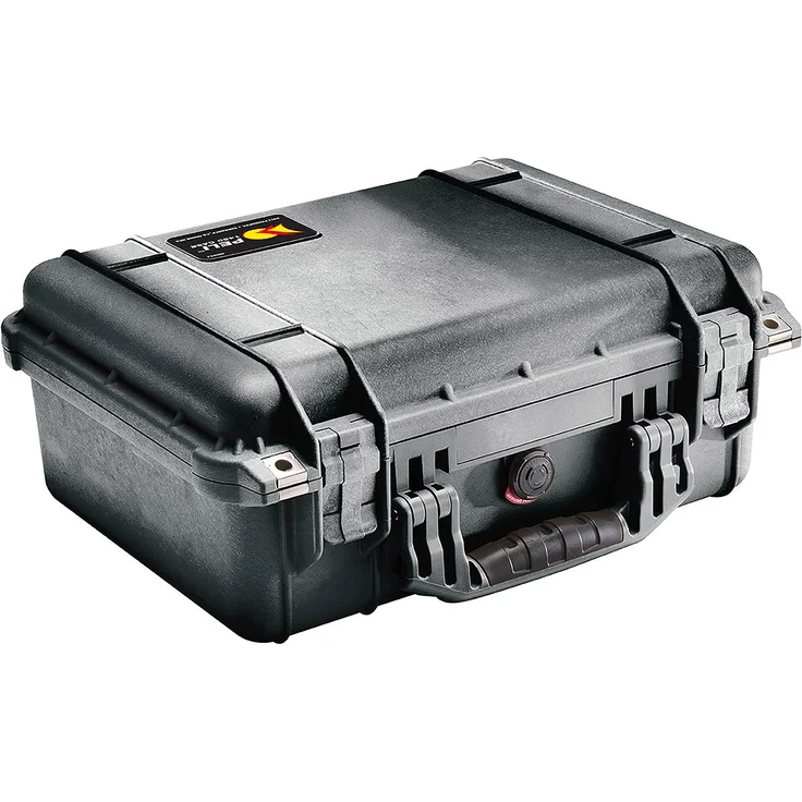 Peli Kunststoffkoffer 1450, Wasserdichter Fotokoffer mit 15 l Volumen, schwarz