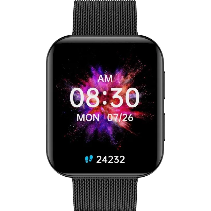 Garett Smartwatch GRC MAXX Czarny stalowy (38 mm), Sportuhr + Smartwatch