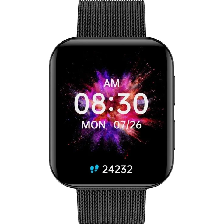 Garett Smartwatch GRC MAXX Czarny stalowy (38 mm), Sportuhr + Smartwatch