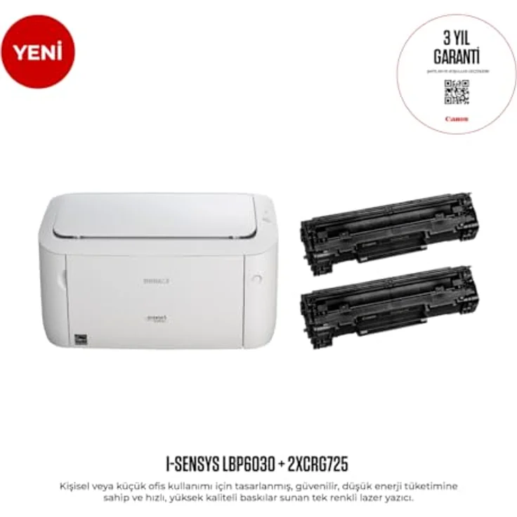 Canon Printer i-SENSYS LBP6030B Mono. Laser. A4. Black – Bild 3
