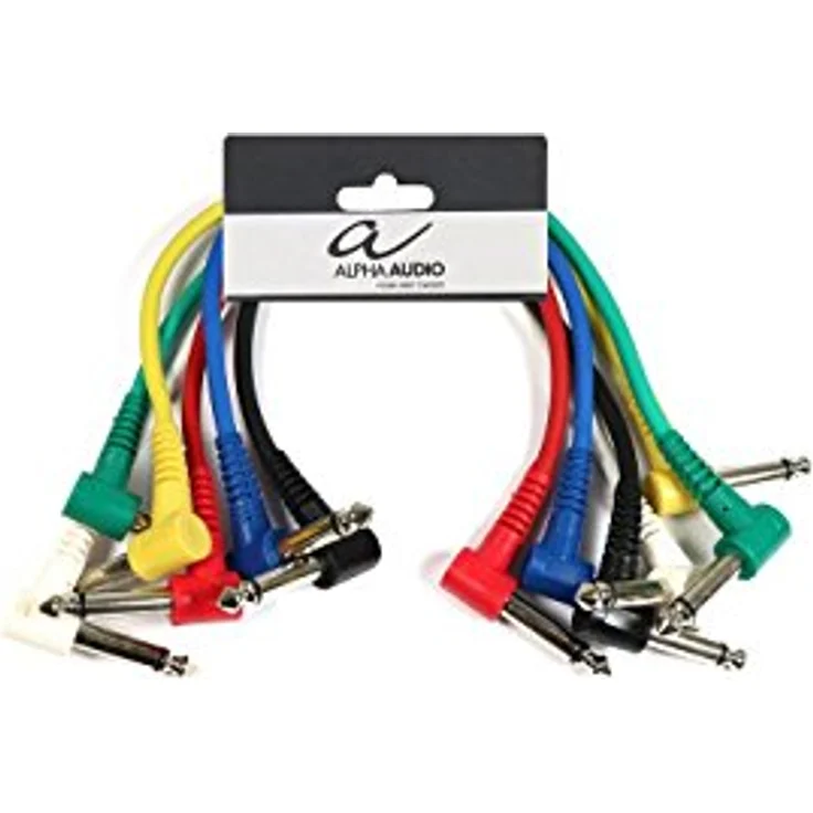Alpha Audio 190375 Basic Line Patchkabel (0,6 m, Winkelklinke Stereo auf Winkelklinke Stereo) – Bild 2