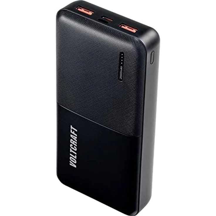 VOLTCRAFT PB-19C-M Powerbank 20000 mAh Power Delivery, Quick Charge LiPo Schwarz – Bild 2