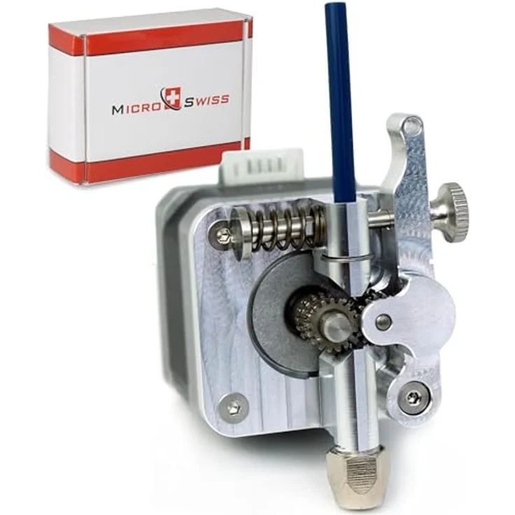 Micro-Swiss Bowden Dual Gear Extruder für Creality Drucker M2714, kompatibel mit Ender 3/5/6, CR-10/CR-10s Pro, grau – Bild 1
