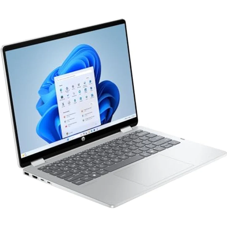 HP OmniBook 5 Flip 14-fp0153ng, 14" WUXGA IPS 300 Nits, Intel Core i5-1334U, 16GB RAM, 512GB SSD, Windows 11, Silber – Bild 2