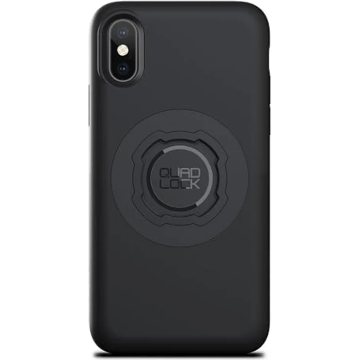 QUAD LOCK MAG Hülle für iPhone X/XS, schlankes Allround-Case mit magnetischer Montage und mattem Schwarz-Finish – Bild 1