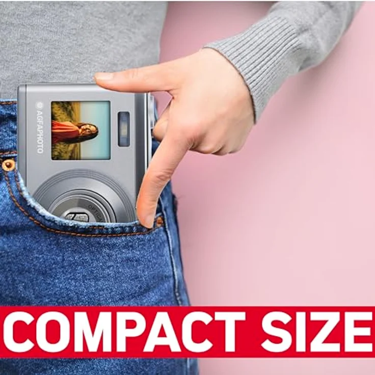 KODAK AgfaPhoto Realishot DC9200 Silver 18 MP Kompakte Digitalkamera mit 8X OPTISCHER ZOOM – Bild 5