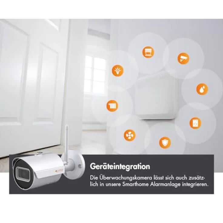 Lupus - LE202 3MP WLAN IP Kamera für draußen, SD Slot, 100°, Nachtsicht, Bewegungserkennung, Ios und Android App, Integrierbar in Die LUPUSEC Smarthome Alarmanlage, inkl. Verwaltungssoftware – Bild 6