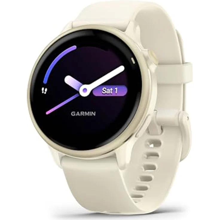 Garmin vívoactive 6 (42mm) - Fitness-Smartwatch, 1,2"-AMOLED-Touchdisplay, bis zu 11 Tage Akkulaufzeit, 80+ Sport-Apps, Trainingsoptionen, Gesundheitsfunktionen, Smart Notifications, Pay - Elegante Smartwatch in vier trendigen Farben – Bild 1