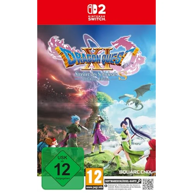SQUARE ENIX DRAGON QUEST XI S: Echoes of an Elusive Age - Definitive Edition für Nintendo Switch 2, inkl. japanischer und englischer Sprachausgabe, neue Story-Kapitel, 3D- und 2D-Modus, orkestraler Soundtrack – Bild 1