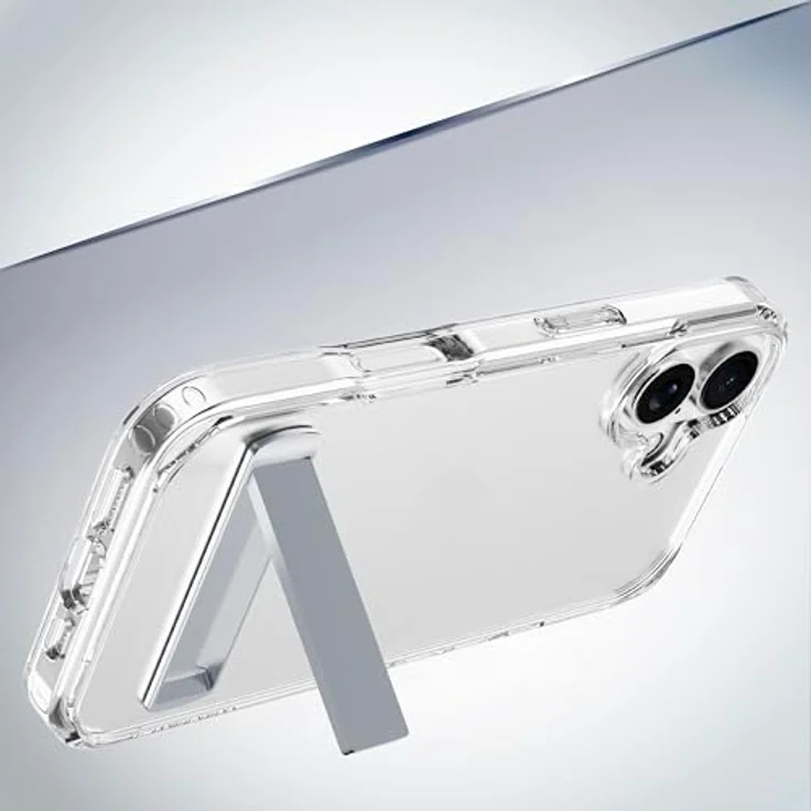 Cellular Line Clear Stand Cover für Apple iPhone 17, Transparent mit flexibler Standfunktion, versandkostenfrei – Bild 3