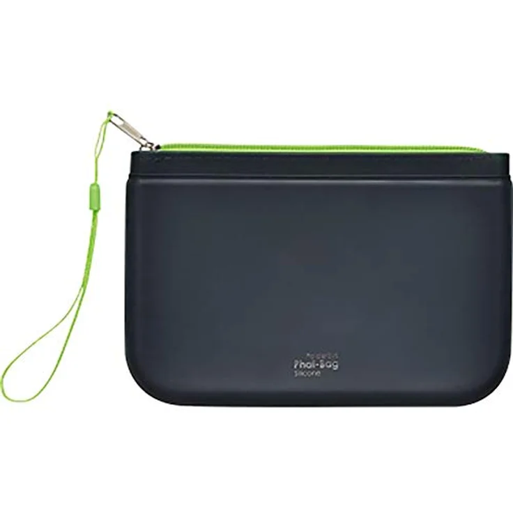 Silikon-Reißverschluss-Beutel Phat-Bag", A6, grau opak"