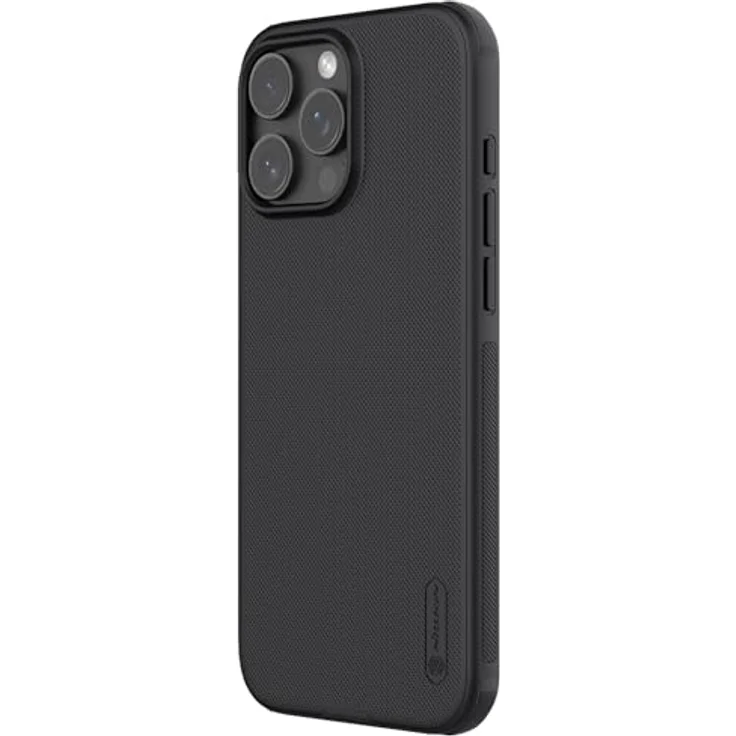 Nillkin Schutzhülle für Apple iPhone 16 Pro, super mattiert, stoßdämpfende PC + TPU Abdeckung mit Kameraschutz, Schwarz – Bild 2