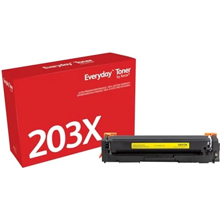 Xerox Everyday 203X Toner, kompatibel mit HP 202X, Gelb, lebenslange Garantie, umweltbewusstes Recycling – Bild 1