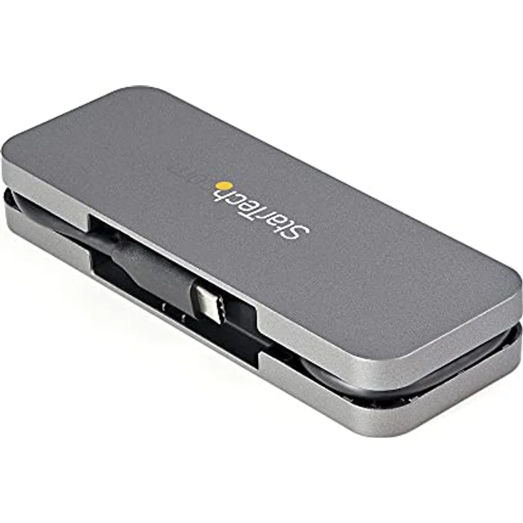 StarTech.com 4 Port USB-C-Hub - 3X USB-A - 5Gbit/s USB 3.0 Typ-C Hub (USB 3.2 Gen 1) - Busbetrieben - Tragbarer USB-C auf USB-A Adapter Hub - 28,5cm Kabel integirertes Host-Kabel (HB30CM4AB) – Bild 2