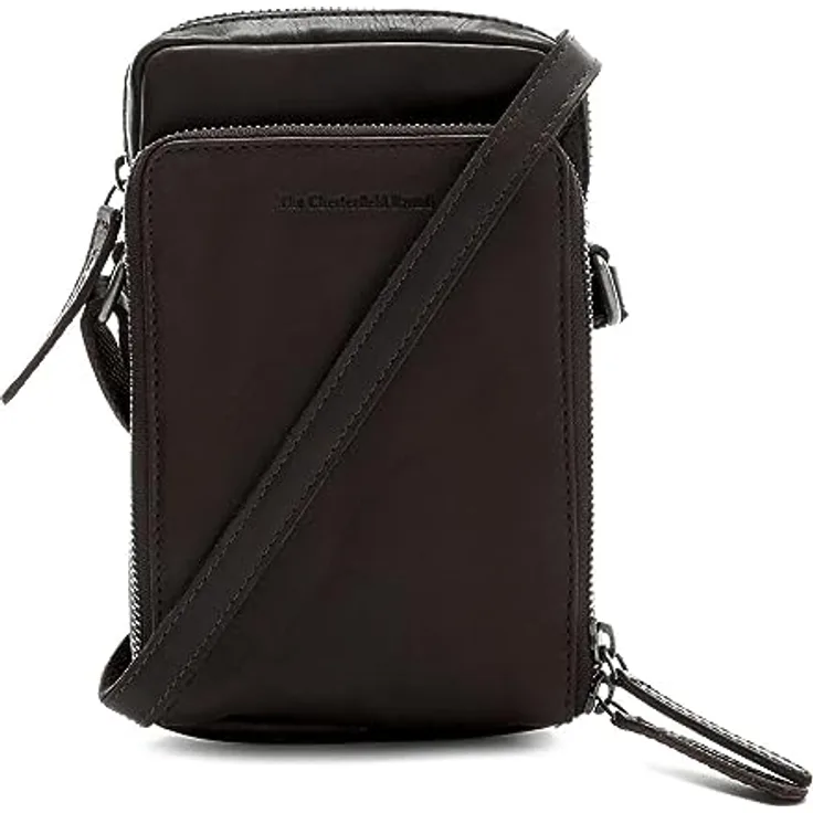 The Chesterfield Brand Wax Pull Up Handytasche, Leder 12 cm x 4 cm x 20 cm, braun