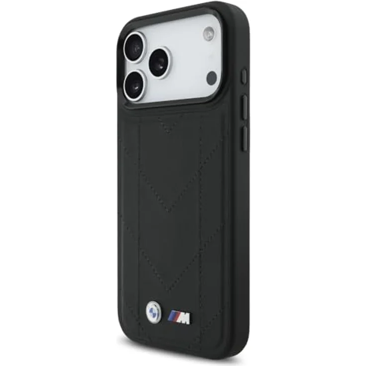 CG MOBILE BMW M-Stepplogo Hardcase, Kunstleder/PC/TPU, kompatibel mit MagSafe für iPhone 17 Pro Max (Schwarz) – Bild 2