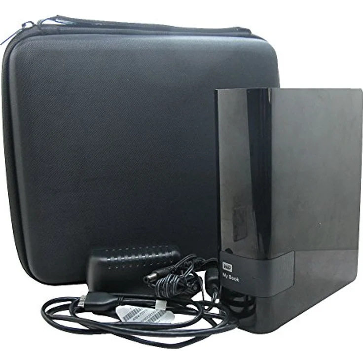 co2CREA Spielraum-Speicher-Trage Hard Case für Western Digital WD My Book 2 TB 3 TB 4 TB 6TB USB 3.0 External Hard Drive-Black – Bild 6